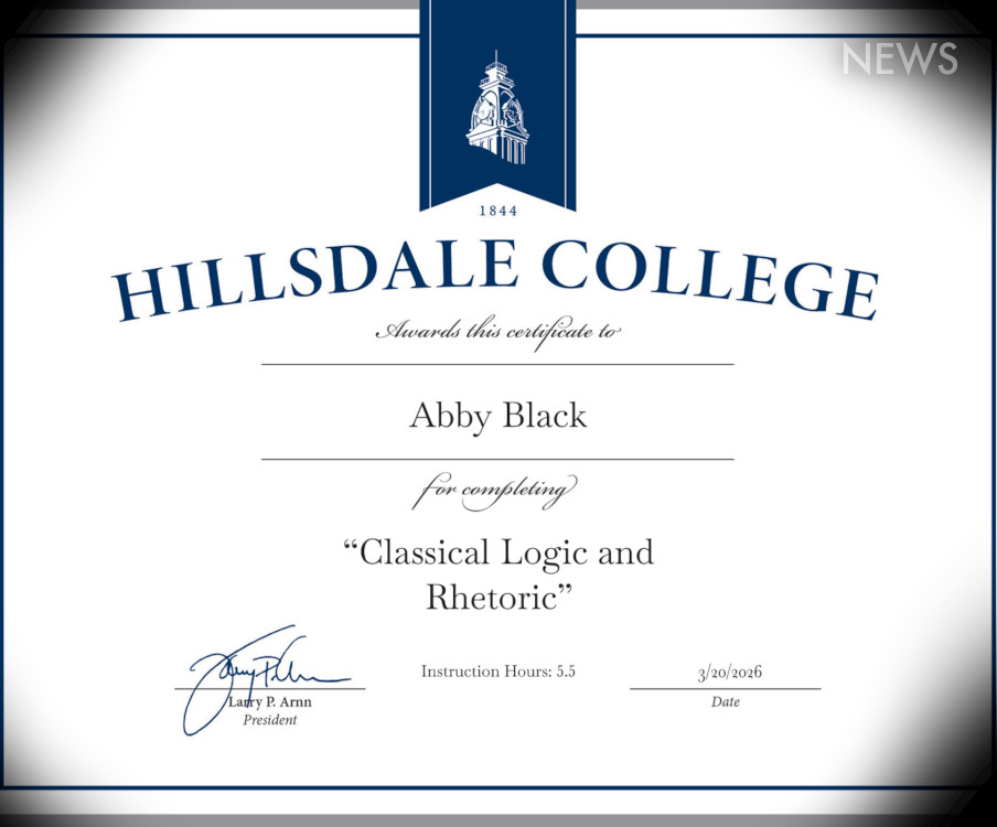 I Completed Hillsdale College's Course on Classical Logic and Rhetoric