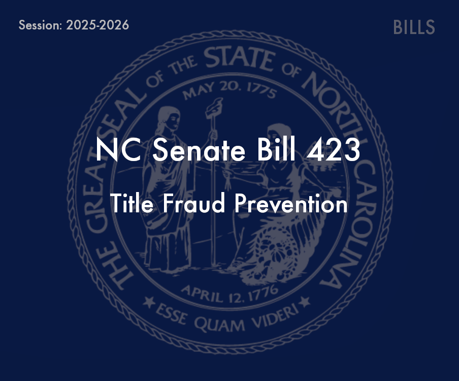 NC Senate Bill 423