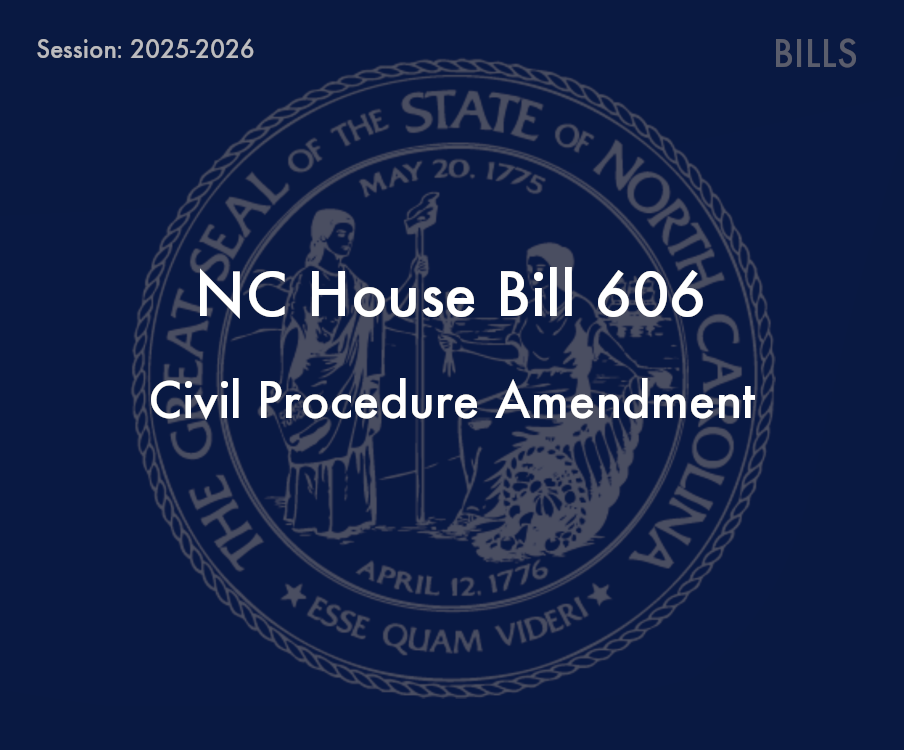 NC House Bill 606