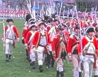 I attended the 250th Anniversary of the Shot Heard Around the World