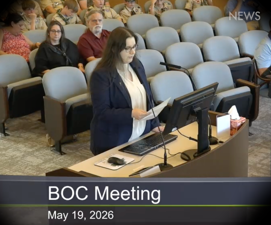 I Spoke at my Town Board of Commissioners Meeting