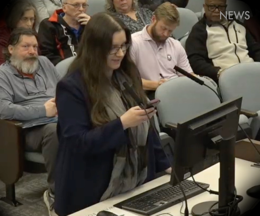 I spoke at my town board of commissioners meeting