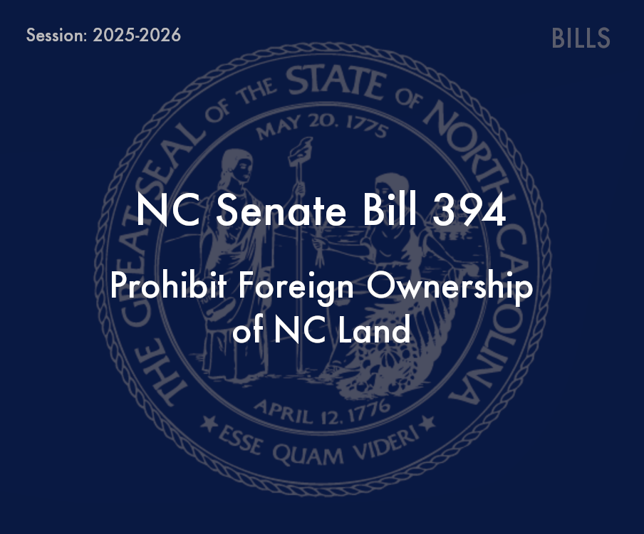 NC Senate Bill 394