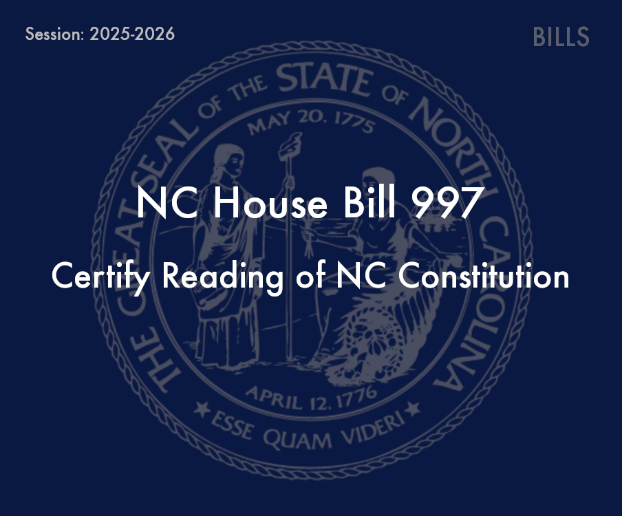 NC House Bill 997